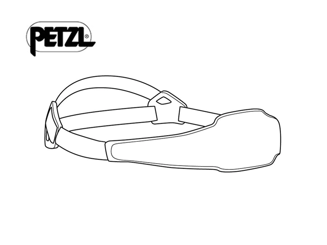 Bandeau De Rechange Petzl E04999 Pour Lampe MYO Duo / Arctic Zoom