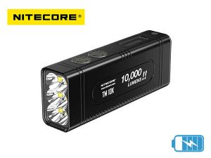 Lampe torche tactique rechargeable Nitecore TM10K