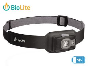 Lampe frontale rechargeable BioLite 200 Grise