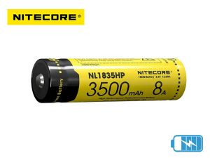 Accumulateur Li-ion 18650 NL1835HP Nitecore 3500mAh