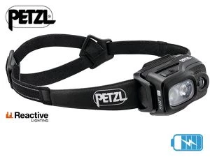 Exemple d'utilisation de la frontale Petzl SWIFT RL pour le trekking